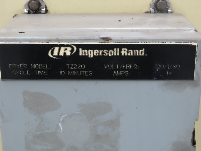 Ingersoll Rand TZ220 Thermo Zorb Heatless Regenerative Air Dryer 220 CFM TZ Type
