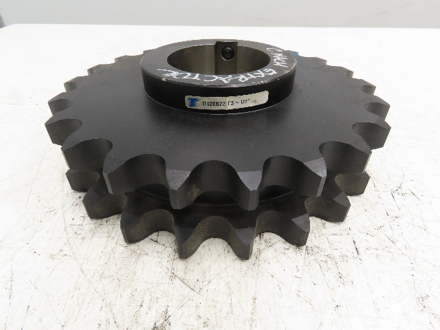 Martin D120B22 Sprocket Double Strand 2 Strand 22 Teeth # 120 3-1/2" Bore