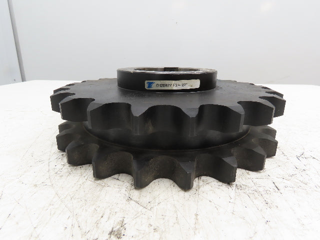 Martin D120B22 Sprocket Double Strand 2 Strand 22 Teeth # 120 3-1/2" Bore