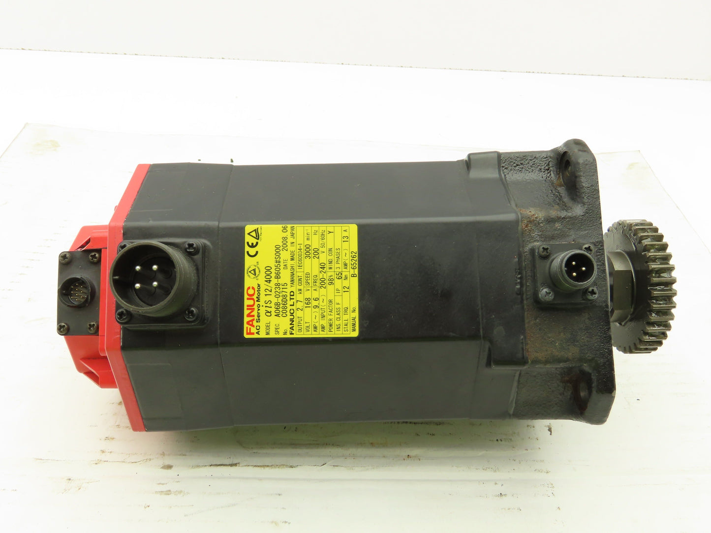 Fanuc A06B-0238-B605#S000 AC Servo Motor 2.7kw 3000RPM Pulsecoder A860-2010-T341