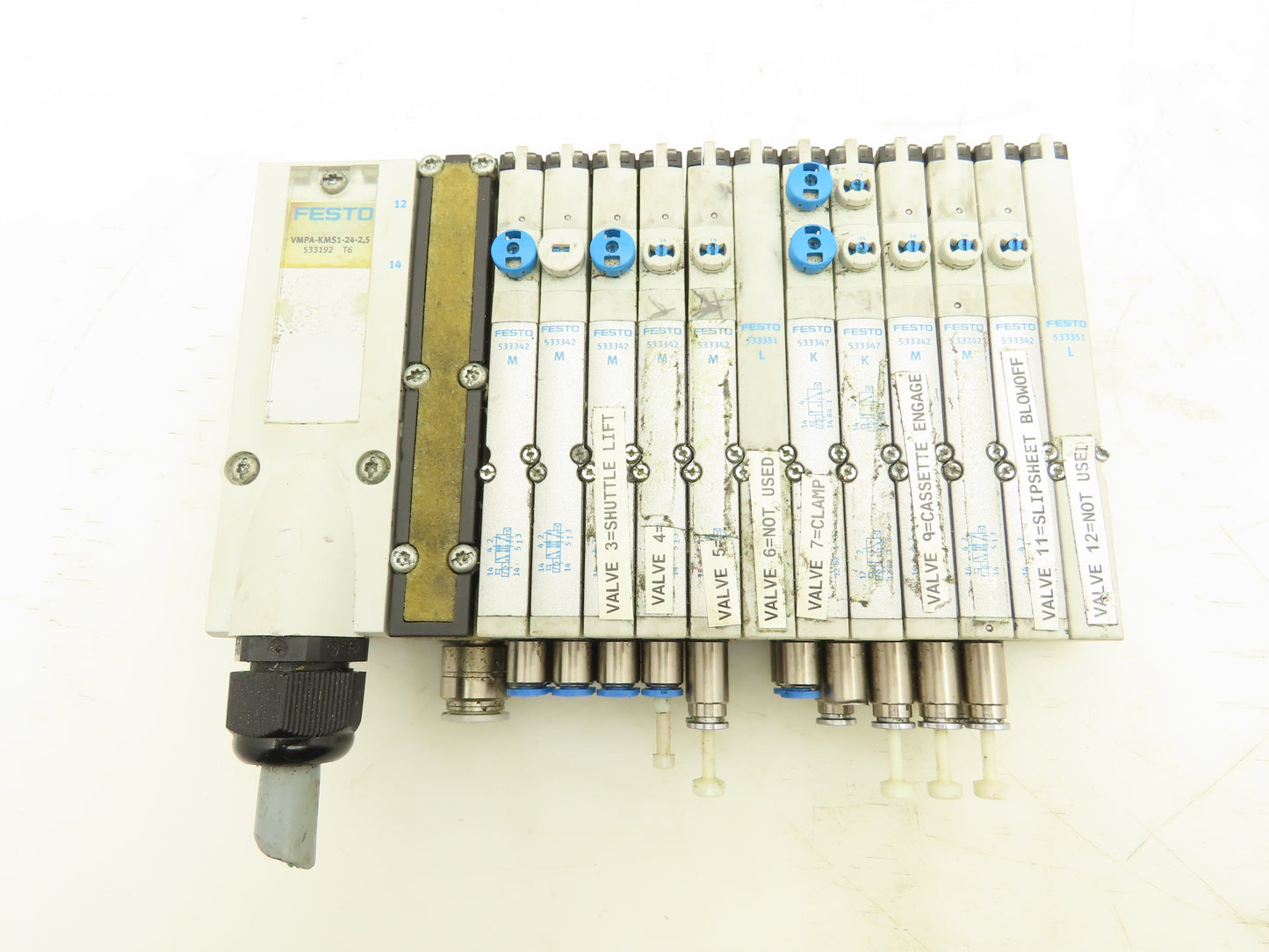 Festo VMPA-KMS1-24-2,5 Manifold Connecting Cable With 12 Valves On Block