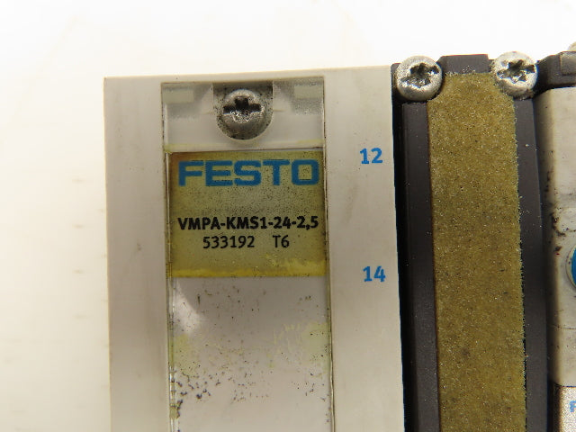 Festo VMPA-KMS1-24-2,5 Manifold Connecting Cable With 12 Valves On Block