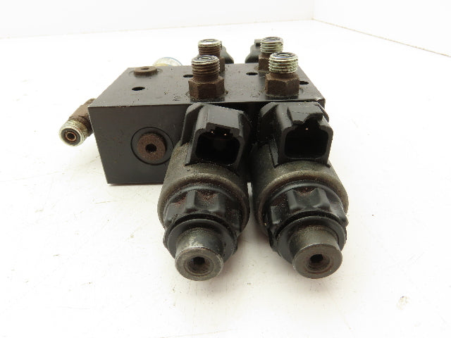Lippert 12V 4-Point Flow Divider Manifold for RV Leveling Hydraulic Power Unit