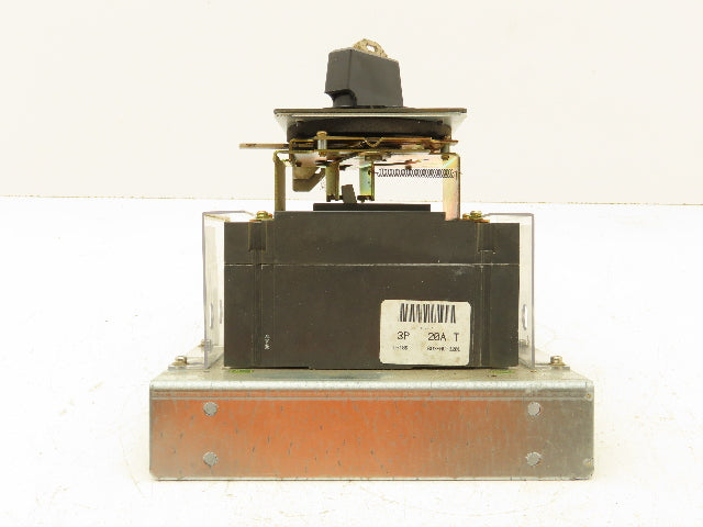 Fuji Electric BU3FHC-020L Circuit Breaker With Rotary Switch 20A 600VAC 3PH