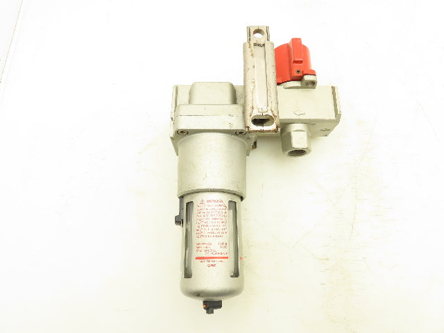 SMC AF50-N06-Z Pneumatic Air Regulator Lockout Valve 150 PSI