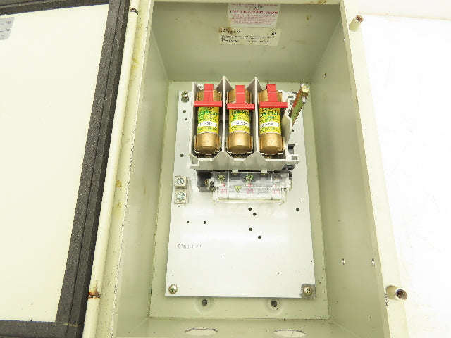Allen Bradley 40788-309-75 Disconnect Switch Fused 3 Phase Electrical Enclosure