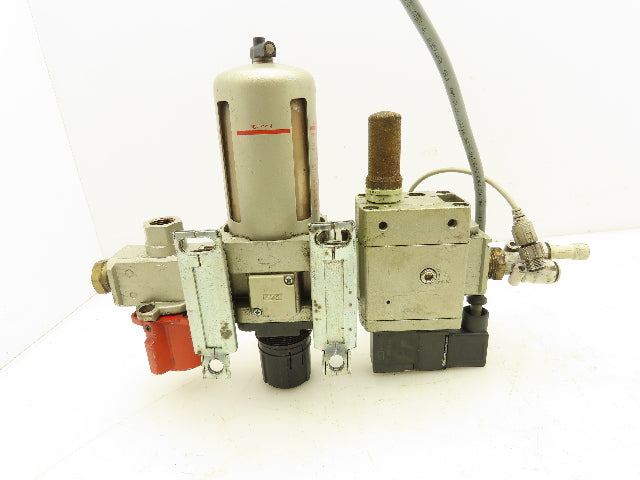 SMC AW40-04 Pneumatic Air Treatment Soft Start Valve And Lock Out Hand Valve