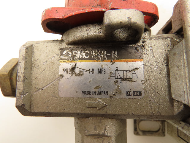 SMC AW40-04 Pneumatic Air Treatment Soft Start Valve And Lock Out Hand Valve