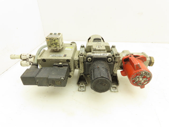 SMC AW40-04 Pneumatic Air Treatment Soft Start Valve And Lock Out Hand Valve