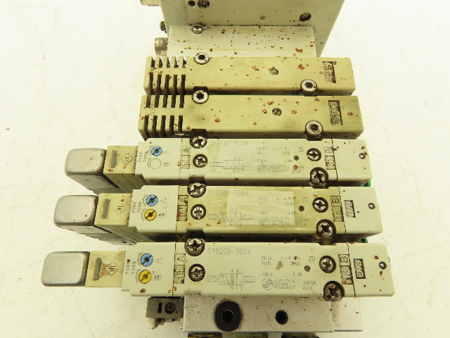 SMC EX260-SDN4 Devicenet Fieldbus Interface 5-Station Solenoid Manifold 24VDC