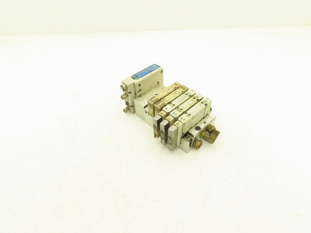 SMC EX260-SDN4 Devicenet Fieldbus Interface 5-Station Solenoid Manifold 24VDC