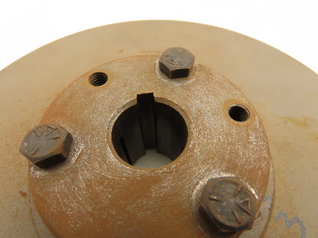 Browning 6J80P Poly-V Sheave 6 Grove Pulley 8" OD 1" P1 Bushing Bore