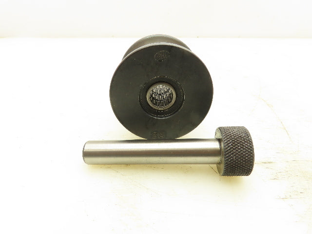 Steel Track Roller Bearing U-Groove Roller 2"W 1.6"Dia Lot of 2