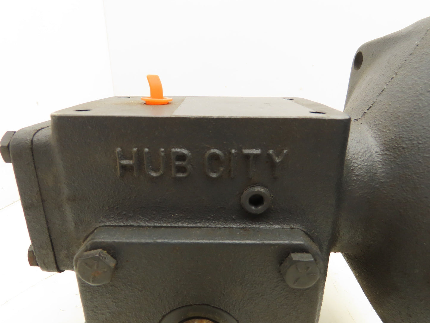 Hub City Model 184 PowerCube Speed Reducer 10:1 Gearbox 1.5Hp 175 RPM LH 56C
