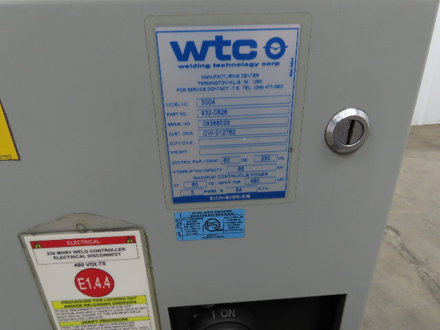 WTC 3004 MFDC Welding Control 54kva Gen5 Inverter Robotic Spot Welder Assembly