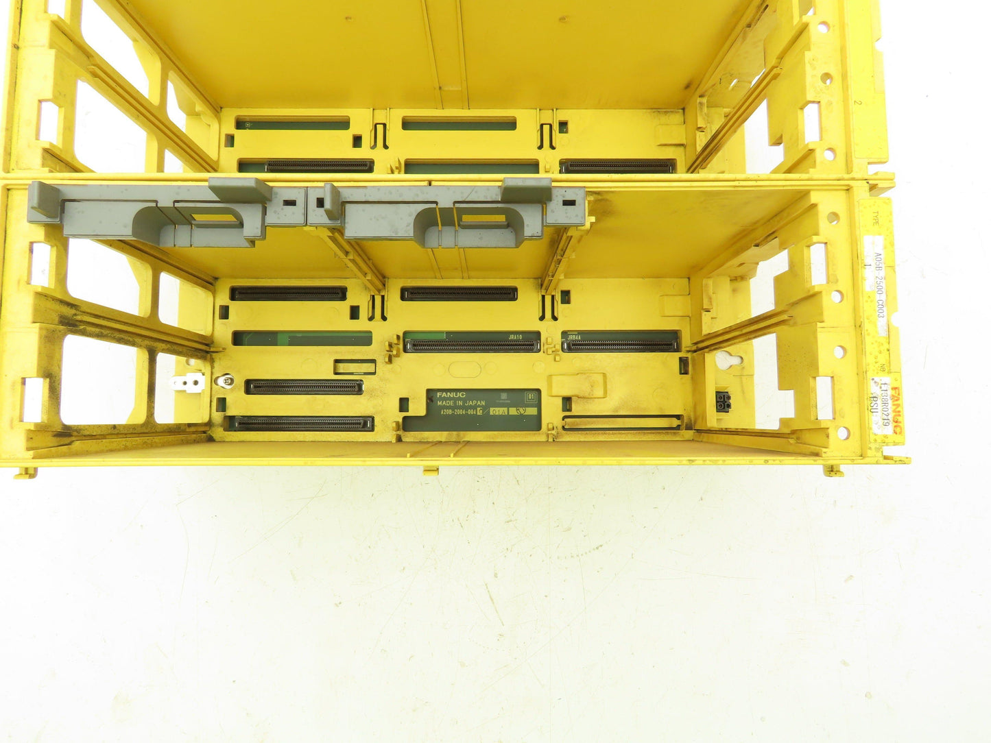 Fanuc A05B-2500-C003 Four Slot R-J3 Backplane W/Base Board