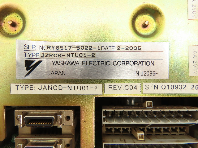 Yaskawa Electric JZRCR-NTU01-2 Motoman Robotic Control Power Supply