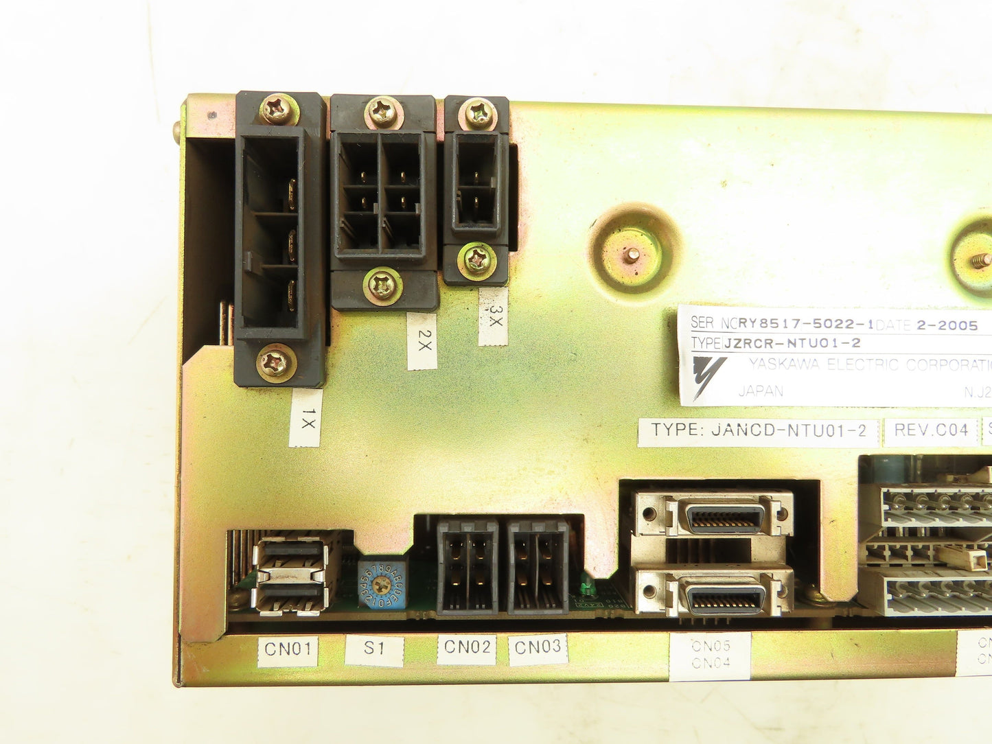 Yaskawa Electric JZRCR-NTU01-2 Motoman Robotic Control Power Supply