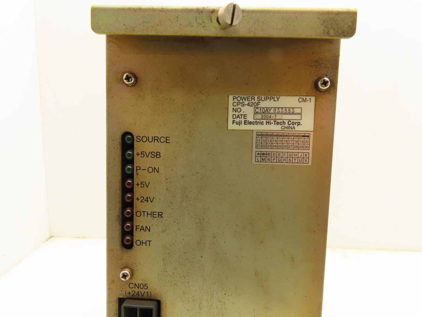 Yaskawa CPS-420F Motoman Robot Power Supply Control