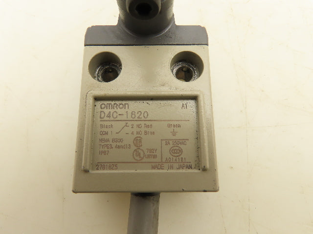 Omron D4C-1620 Limit Switch 250V Lot Of 4