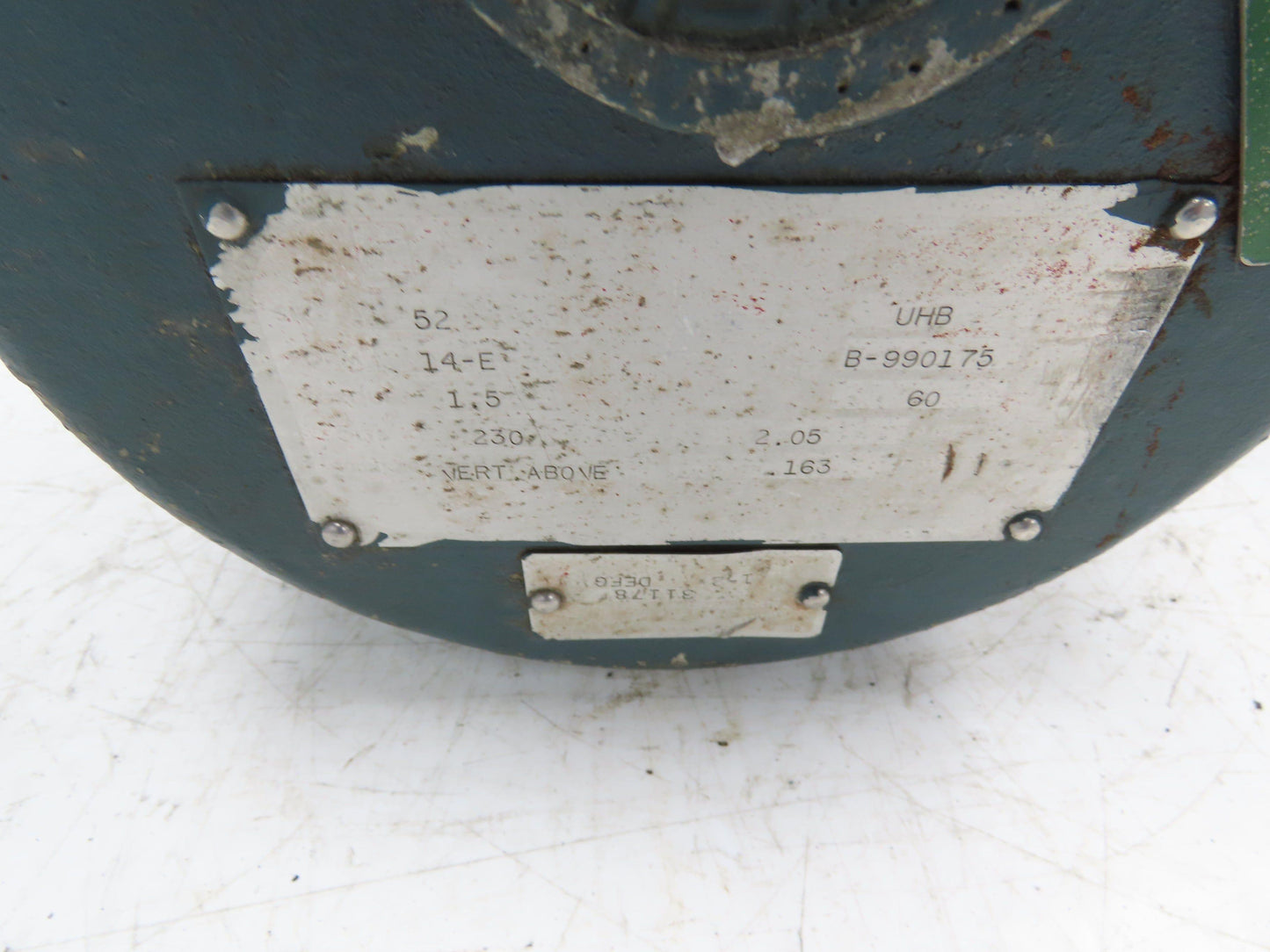 Reliance L56WG16B Master XL 1/2Hp 15:1 Gearmotor 117RPM 230/460V 3PH 56C w/Brake