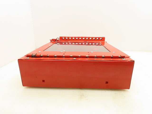 Master Lock S3502 Group Lockout Box Hinged Red Steel Missing Keys To The Locks