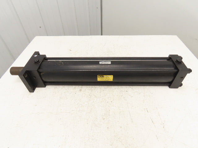 Parker Series 2H Hydraulic Cylinder 4" Bore 24" Stroke 1300 PSI Flange Mount