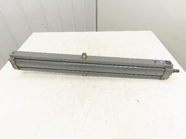 Miller A83B2C Pneumatic Air Cylinder 2.5" Bore 32" Stroke 250 PSI Trunnion Mount