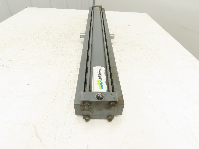 Miller A83B2C Pneumatic Air Cylinder 2.5" Bore 32" Stroke 250 PSI Trunnion Mount