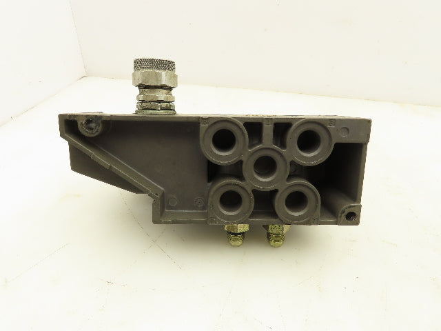 ROSS W6576A3401 Pneumatic Solenoid Spool Valves W/Base 2 Position 120V Coil