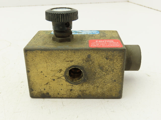 Chemtec EFV-250-B-MRS Adjustable Excess Flow Valve, 1/4" NPT