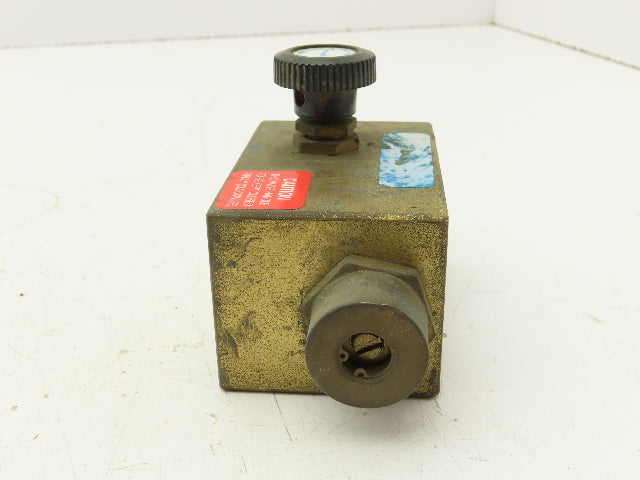 Chemtec EFV-250-B-MRS Adjustable Excess Flow Valve, 1/4" NPT