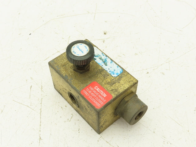 Chemtec EFV-250-B-MRS Adjustable Excess Flow Valve, 1/4" NPT