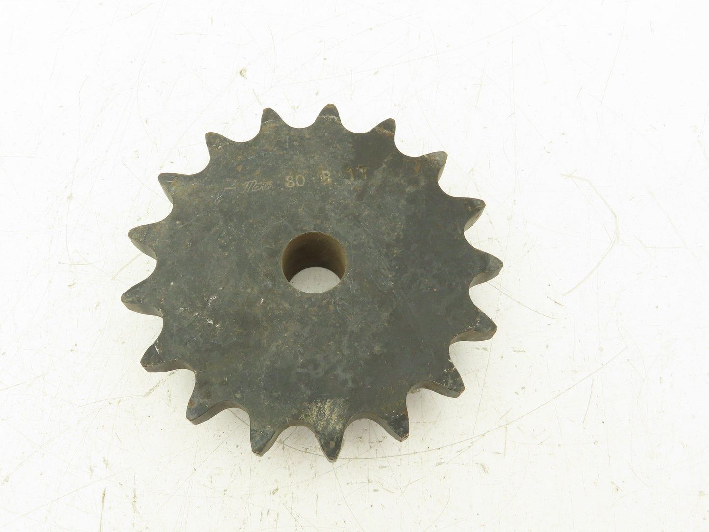 Martin 80B17 Sprocket # 80 Roller Chain 17 Tooth B Hub 1" Stock Bore