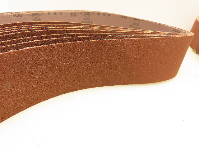 SIA 2905 Spiral X 100 Grit 48" X 2-1/2" Sanding Belts Lot of 50 belts