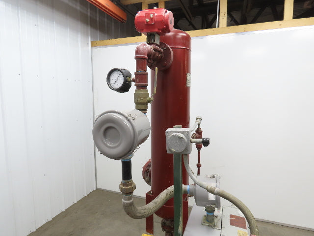Becker U4100SA/K Rotary Vane Vacuum Pump 3 mbar 5Hp 230/460V Inlet Outlet Tanks