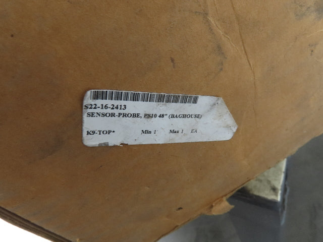 FilterSense PS10 Dust Collector Particulate Sensor 52" Probe x 2" Flange