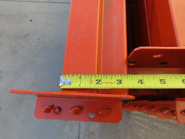 Interlake Teardrop Pallet Rack Racking Step Beam Crossmember 102" x3 1/2" 3740LB