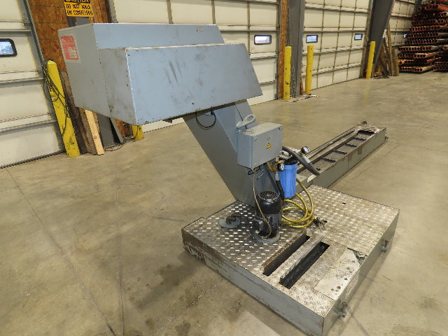 BMF SPE 63/30-250 CNC Chip Conveyor with Coolant Tank Pump Filtration 460V 10FPM
