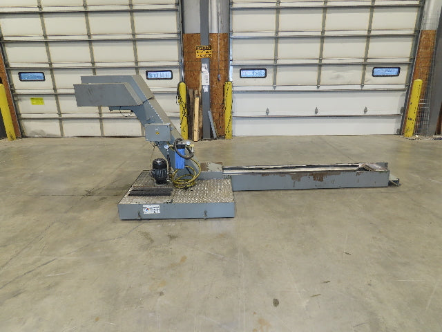 BMF SPE 63/30-250 CNC Chip Conveyor with Coolant Tank Pump Filtration 460V 10FPM