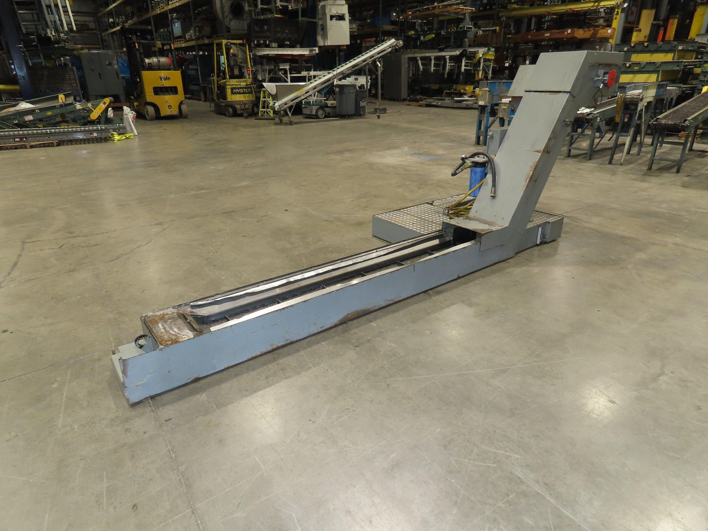 BMF SPE 63/30-250 CNC Chip Conveyor with Coolant Tank Pump Filtration 460V 10FPM