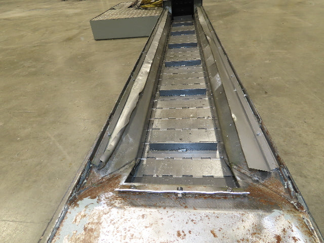 BMF SPE 63/30-250 CNC Chip Conveyor with Coolant Tank Pump Filtration 460V 10FPM