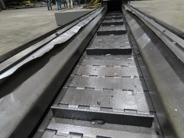 BMF SPE 63/30-250 CNC Chip Conveyor with Coolant Tank Pump Filtration 460V 10FPM
