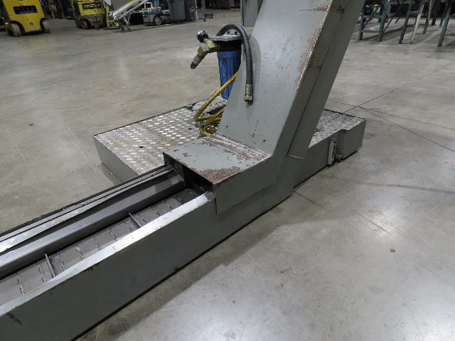 BMF SPE 63/30-250 CNC Chip Conveyor with Coolant Tank Pump Filtration 460V 10FPM