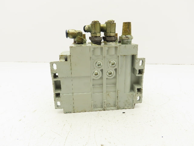 Numatics 2012 Series Pneumatic 4/2 Solenoid Valve 2-Station Manifold 24VDC