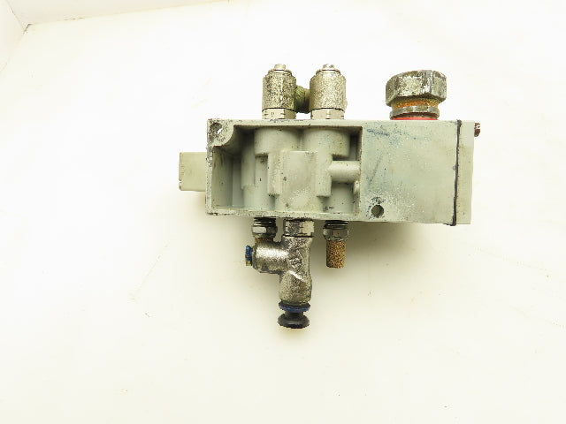 Numatics 122BB400M000061 Pneumatic 4/2 Solenoid Valve w/Manifold Base 24VDC