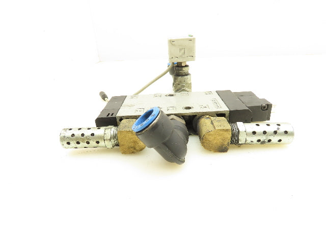 Festo CPE24-M1H-5LS-3/8 Pneumatic Solenoid Valve 24VDC 3/2 Way