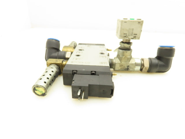 Festo CPE24-M1H-5LS-3/8 Pneumatic Solenoid Valve 24VDC 3/2 Way