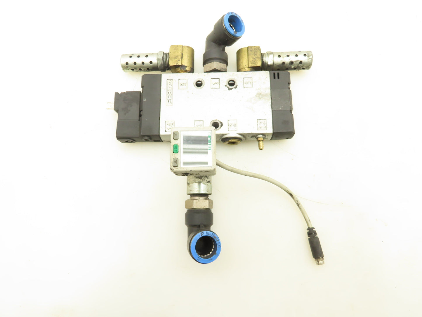 Festo CPE24-M1H-5LS-3/8 Pneumatic Solenoid Valve 24VDC 3/2 Way