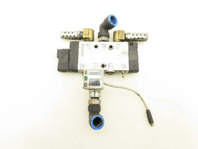 Festo CPE24-M1H-5LS-3/8 Pneumatic Solenoid Valve 24VDC 3/2 Way
